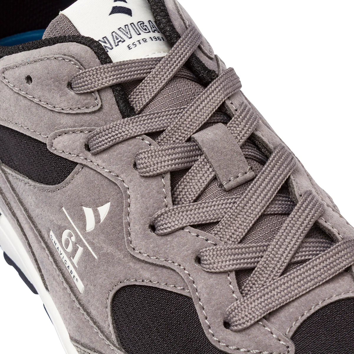 Sneakers Grigie da Uomo con inserti in contrasto Navigare - Image 4