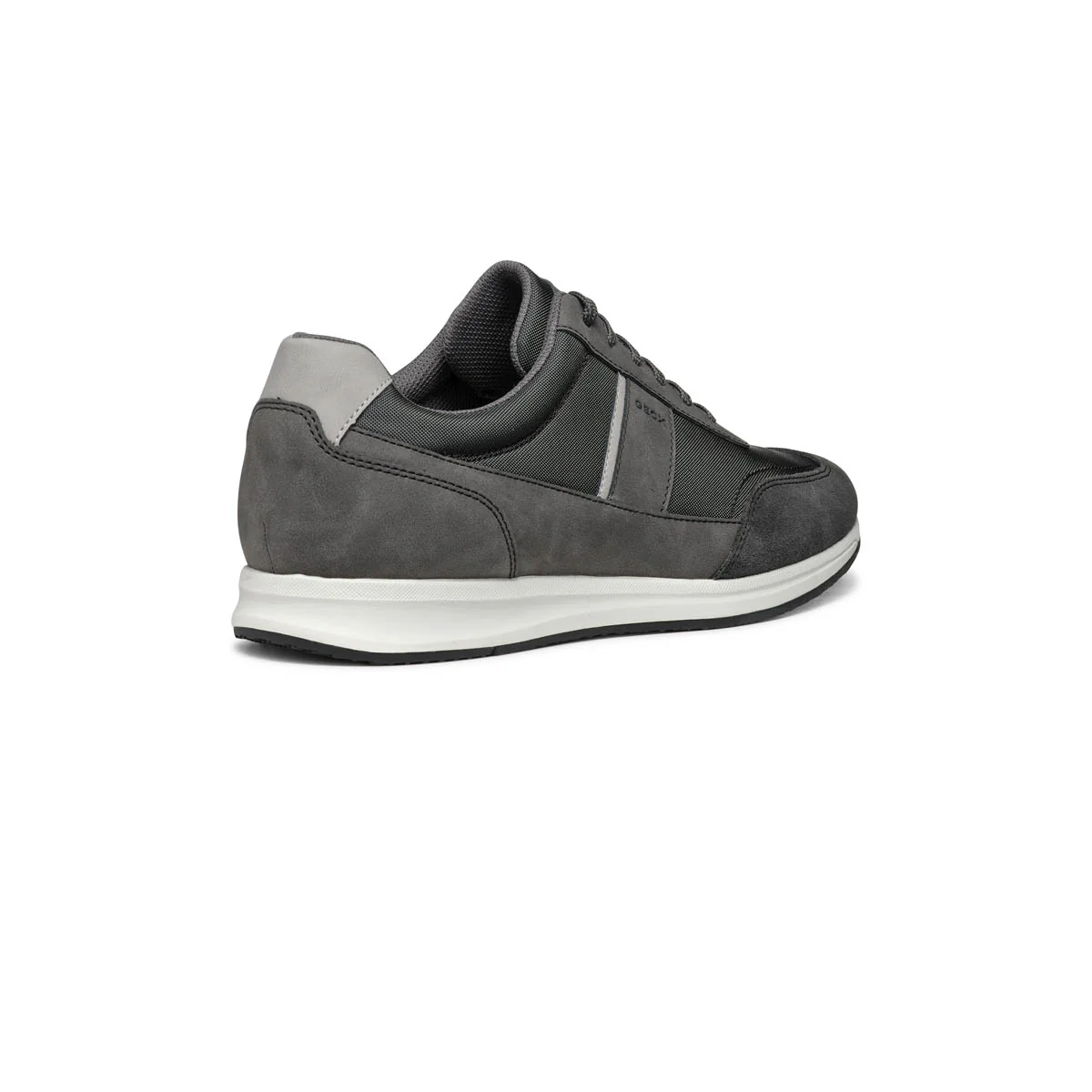 Sneakers grigie da Uomo con inserto laterale e suola traspirante Geox - Image 4