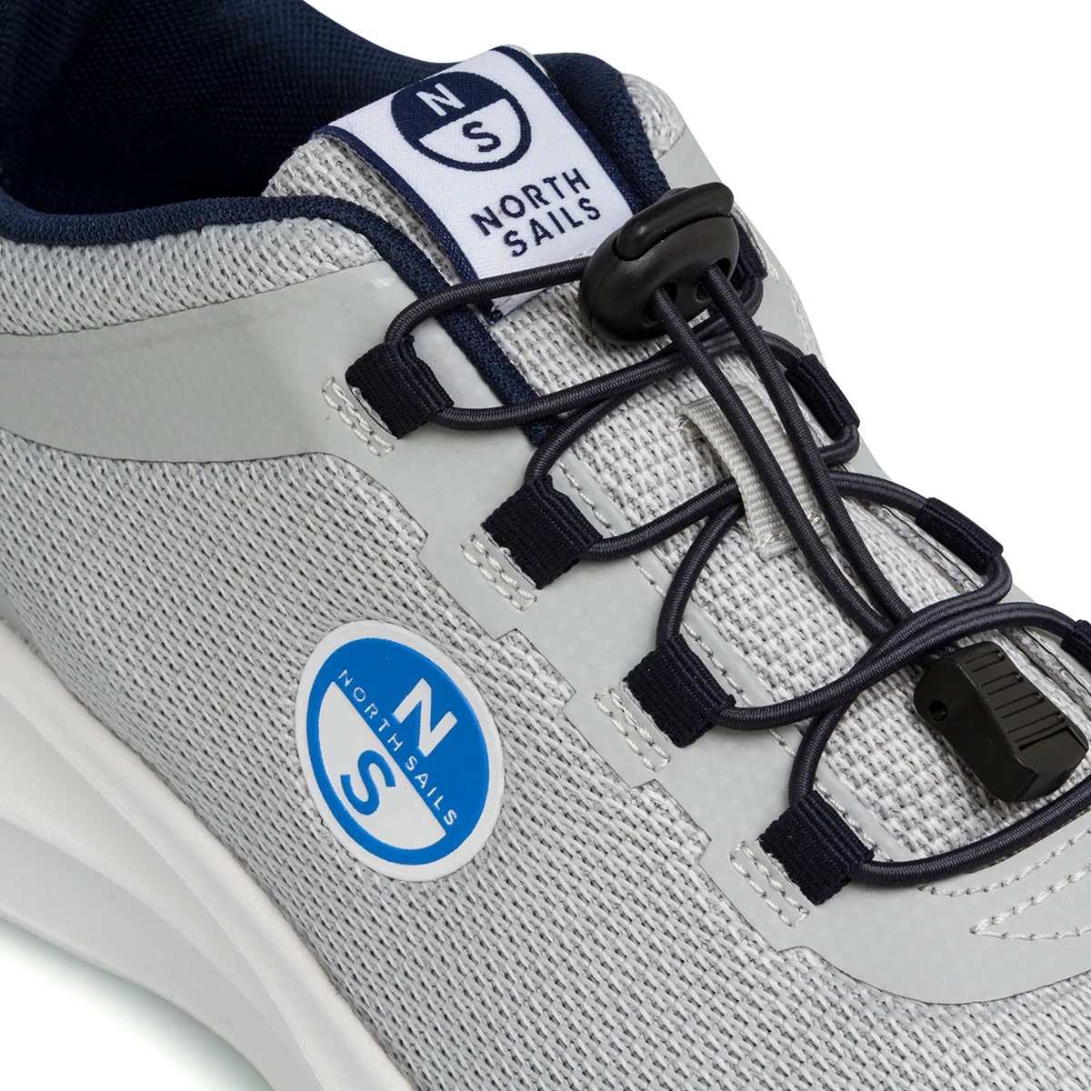 Sneakers grigie da Uomo con laccio elastico North Sails - Image 5