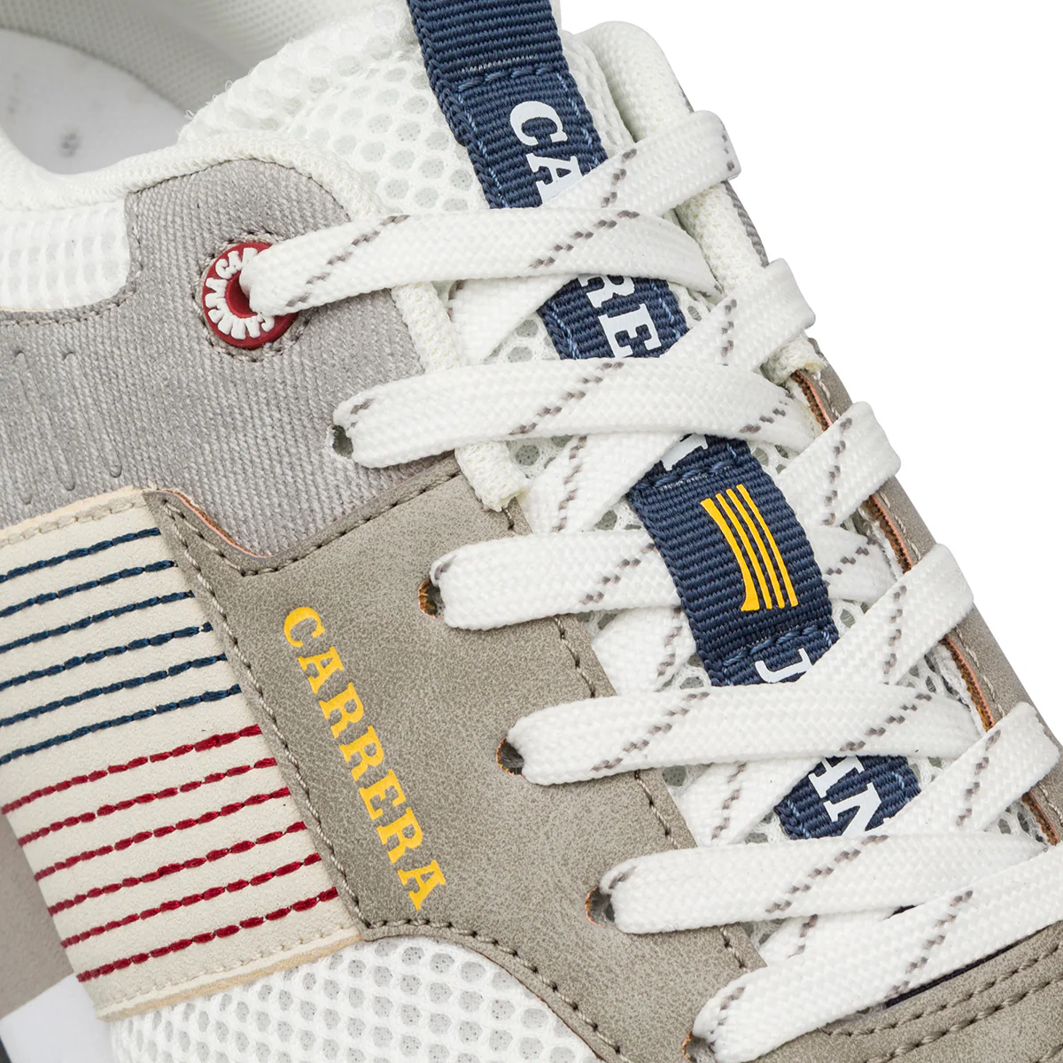 Sneakers grigie da Uomo con logo e dettaglio laterale Carrera - Image 4