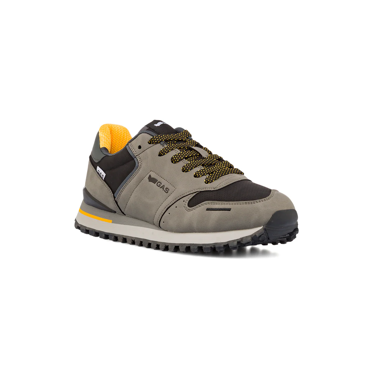 Sneakers grigie da uomo con logo Gas Alba - Image 2