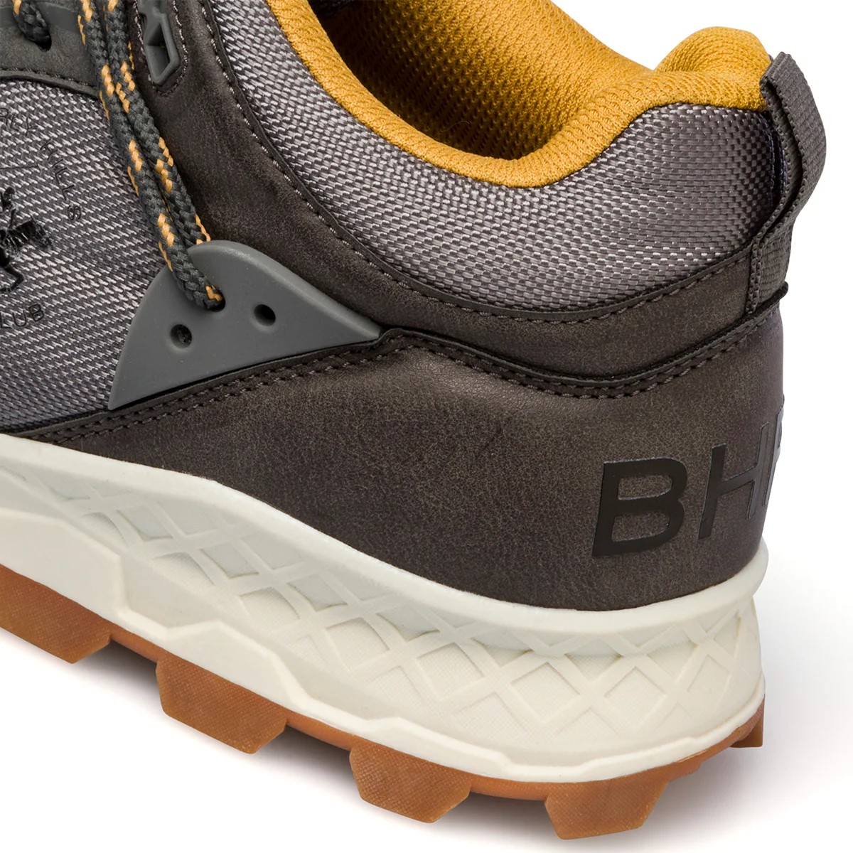 Sneakers grigie da uomo con logo laterale Beverly Hills Polo Club - Image 7