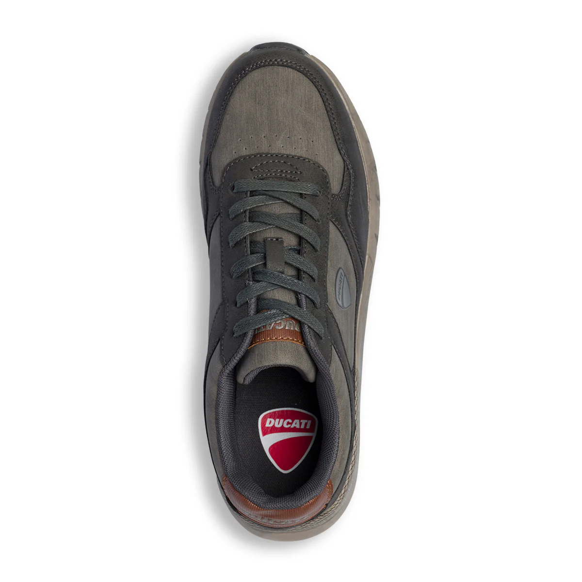 Sneakers grigie da uomo con logo laterale Ducati - Image 6
