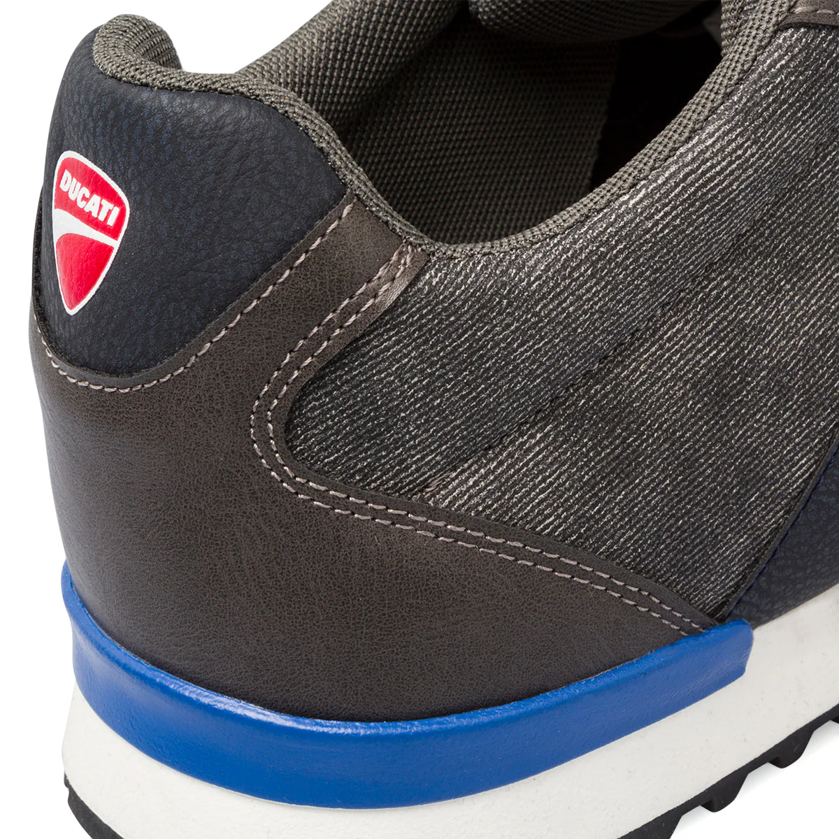 Sneakers grigie da uomo con logo laterale Ducati - Image 7
