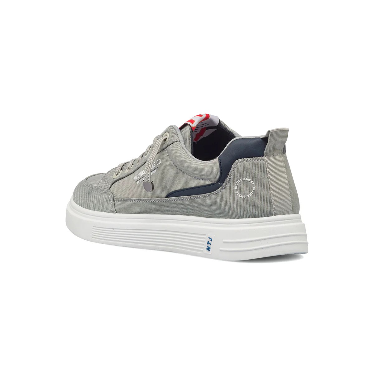 Sneakers grigie da uomo con logo laterale Nautica Kit Nyx - Image 3