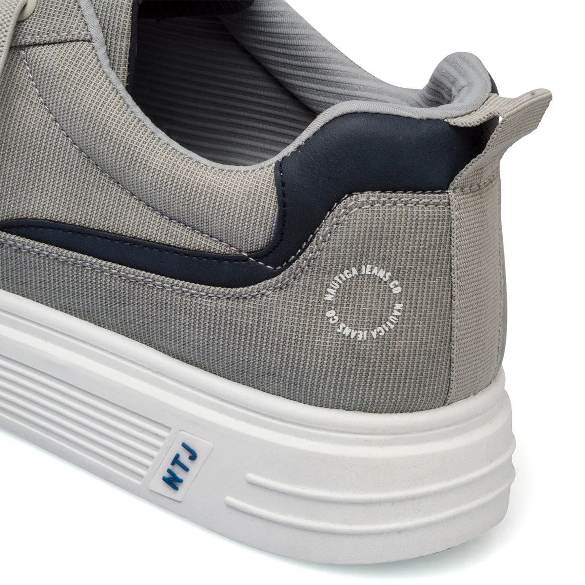 Sneakers grigie da uomo con logo laterale Nautica Kit Nyx - Image 7