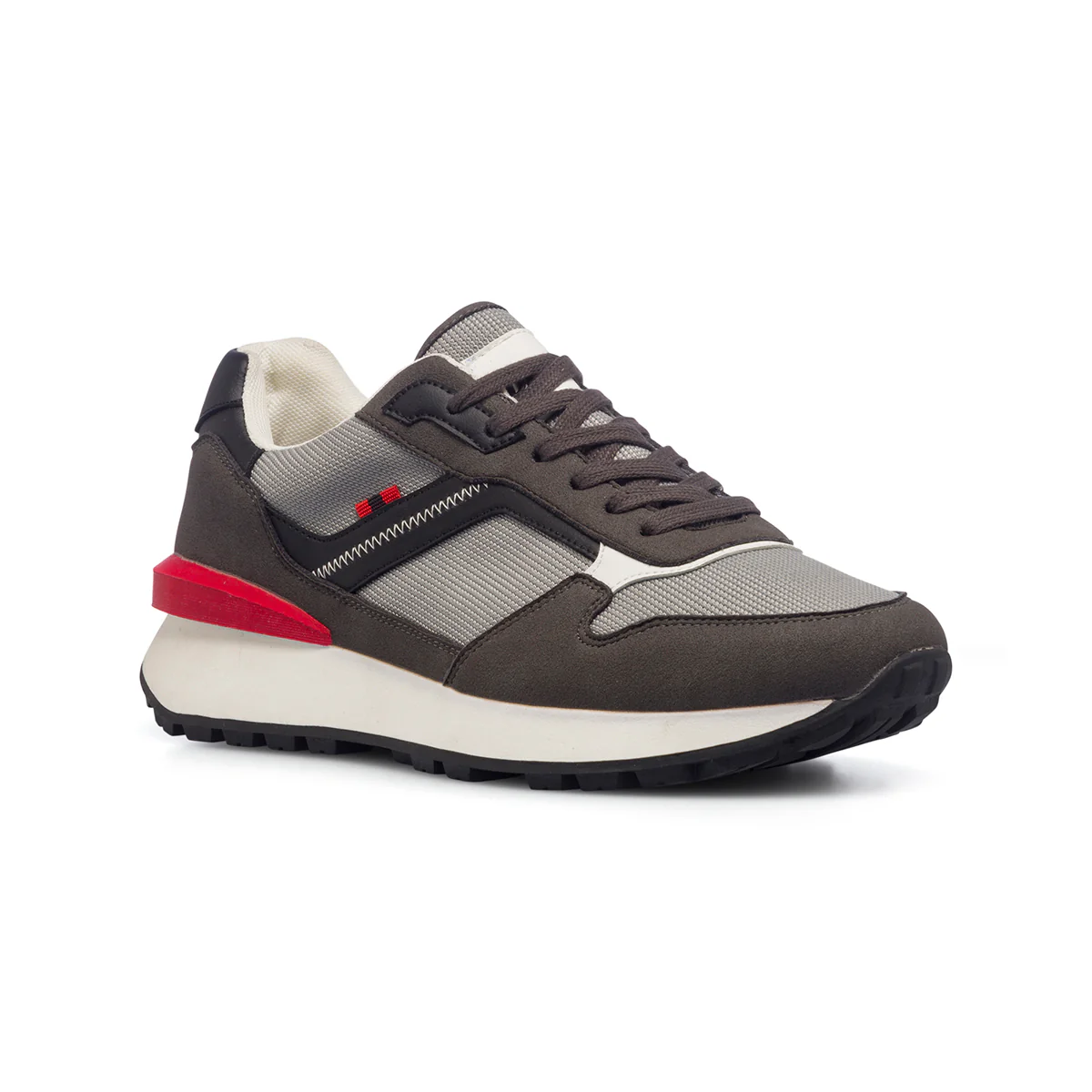 Sneakers grigie da uomo con logo sulla linguetta Ducati - Image 2