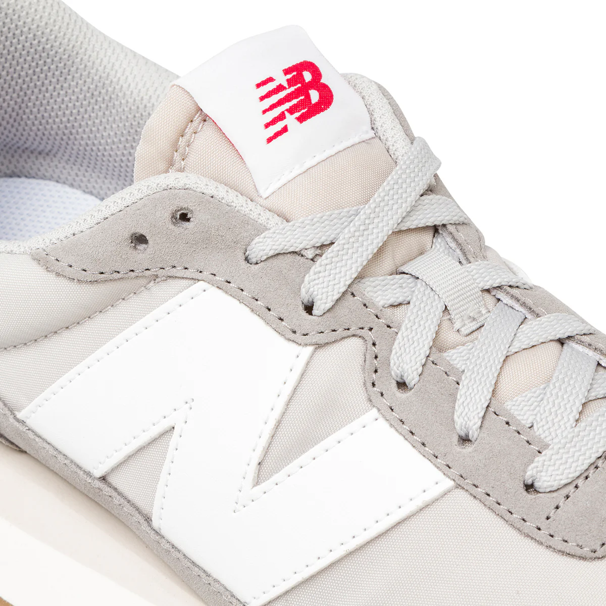 Sneakers grigie da uomo con maxi-logo laterale New Balance 237 - Image 6