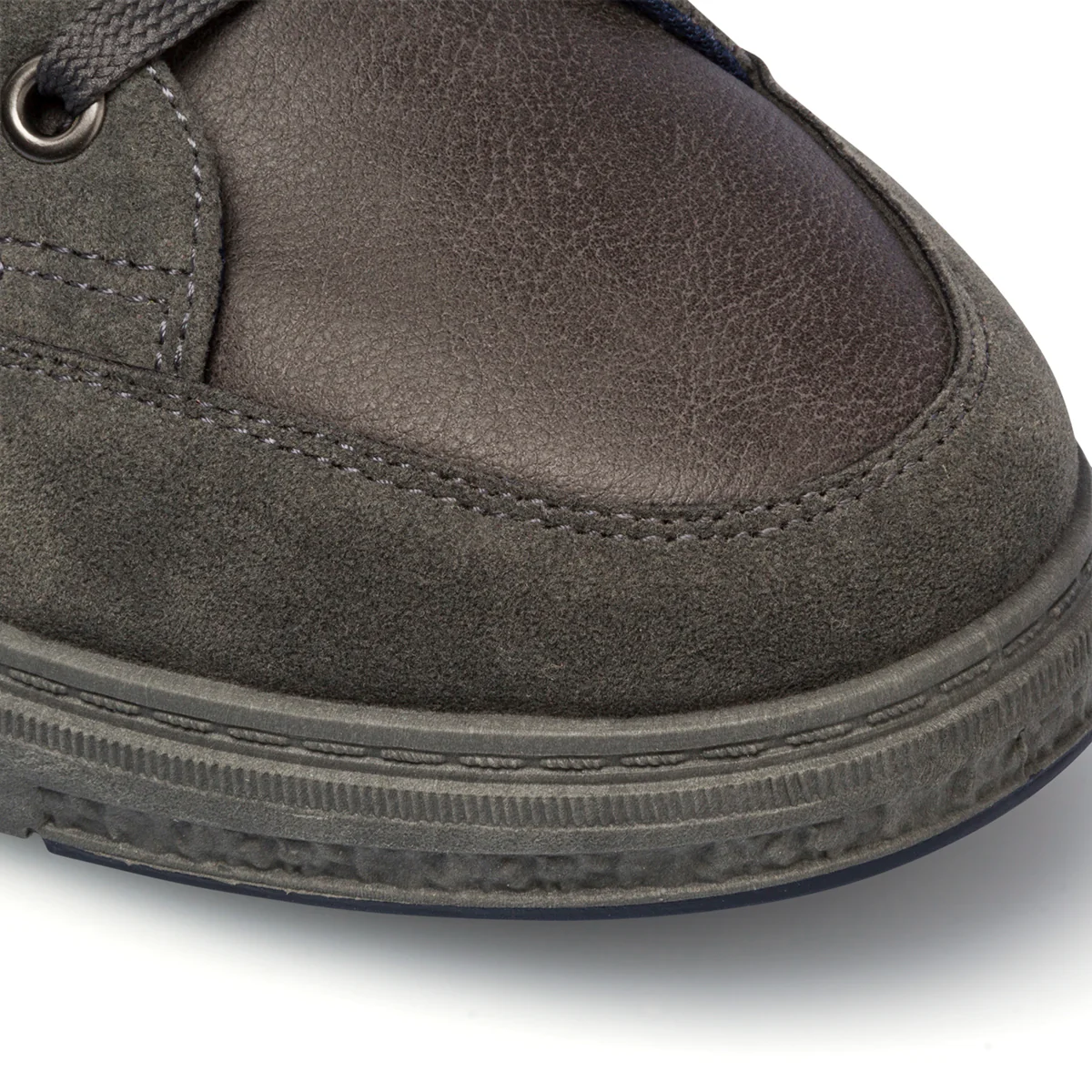 Sneakers grigie da uomo con patch logo Jog - Image 5