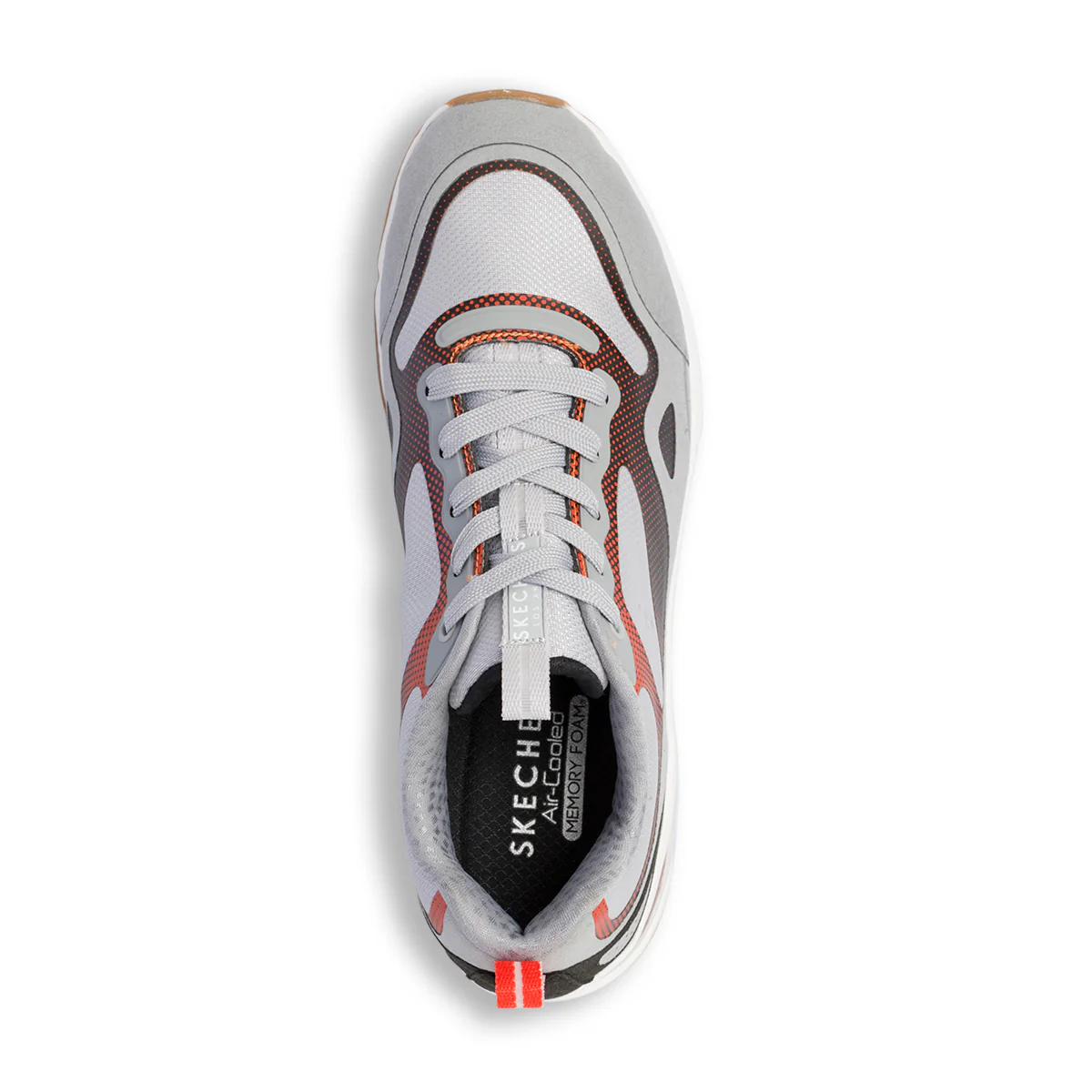 Sneakers grigie da uomo con suola ad aria Skechers Uno 2 Karma - Image 14