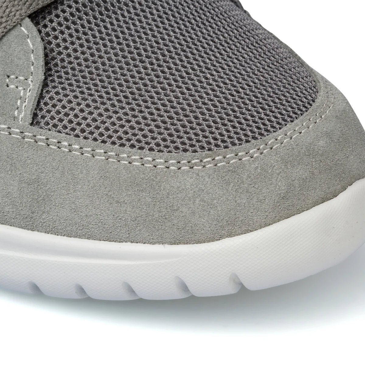 Sneakers grigie da uomo in pelle e tessuto Lumberjack Lee - Image 7