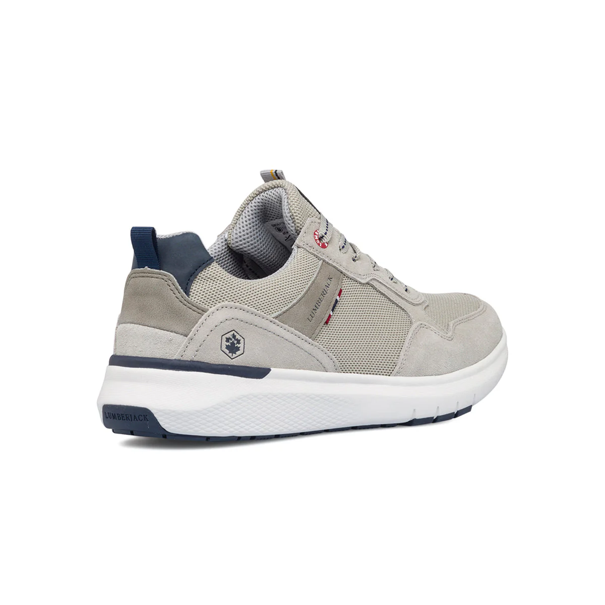 Sneakers grigie da uomo in pelle Lumberjack Neil - Image 3