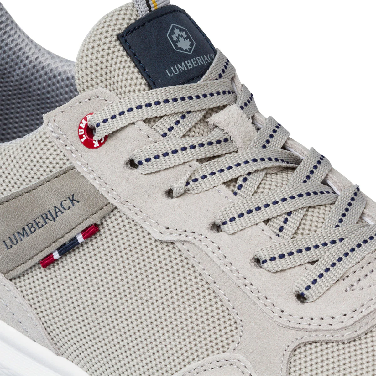 Sneakers grigie da uomo in pelle Lumberjack Neil - Image 4