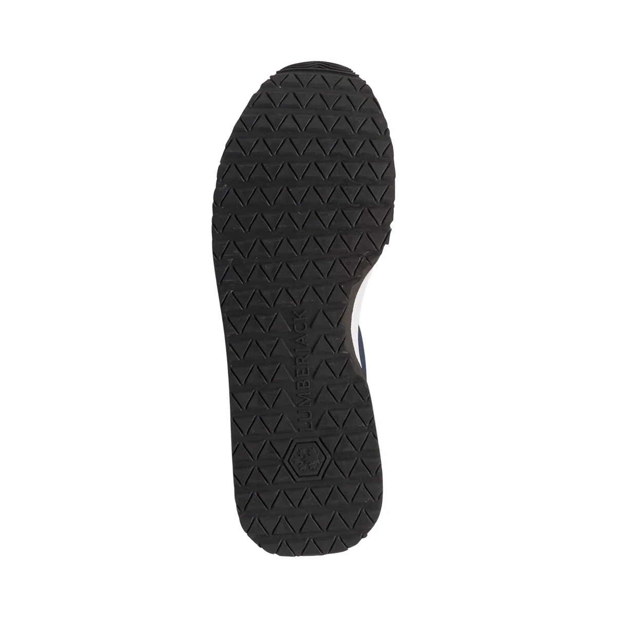 Sneakers grigie da uomo in pelle scamosciata con dettagli blu Lumberjack Wilson - Image 4