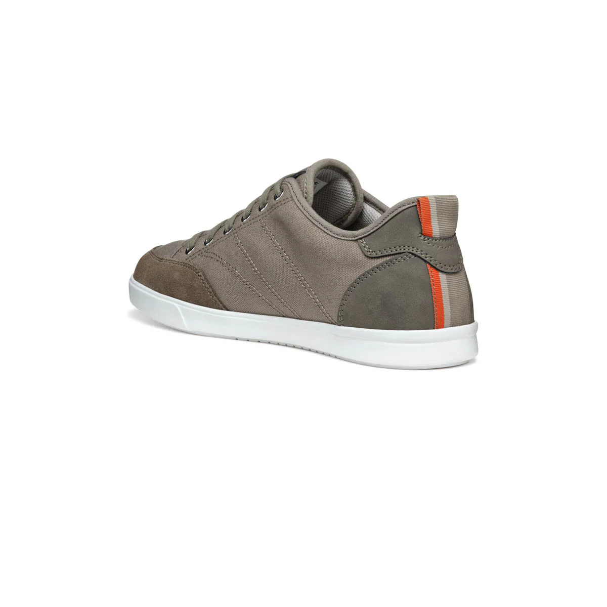 Sneakers Grigie da Uomo in tessuto con inserto in contrasto e suola traspirante Geox - Image 3
