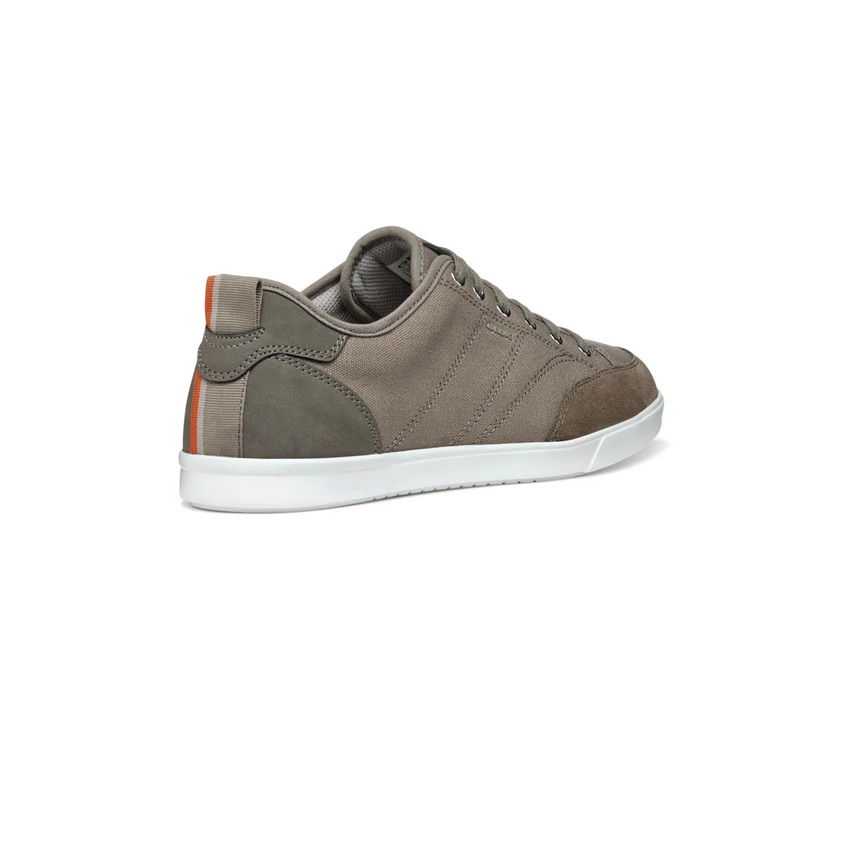 Sneakers Grigie da Uomo in tessuto con inserto in contrasto e suola traspirante Geox - Image 4