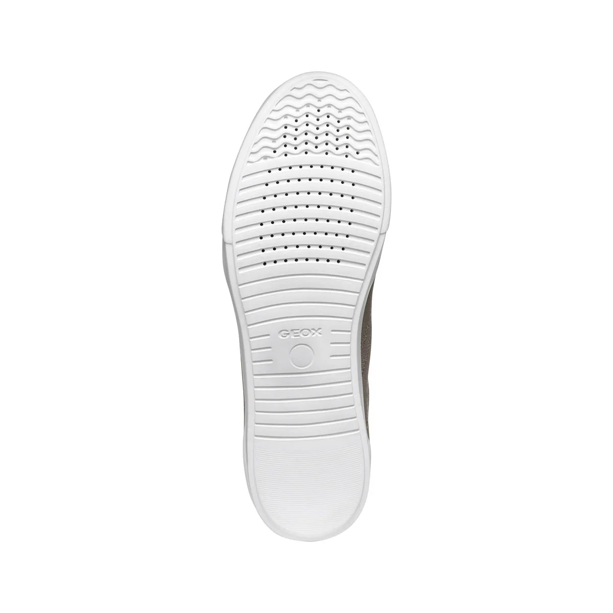 Sneakers Grigie da Uomo in tessuto con inserto in contrasto e suola traspirante Geox - Image 6