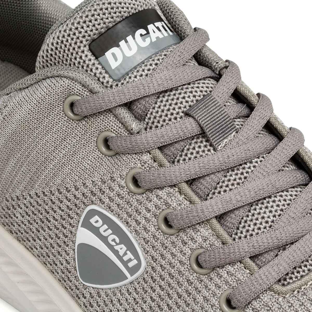 Sneakers grigie da Uomo in tessuto e con logo Ducati - Image 8