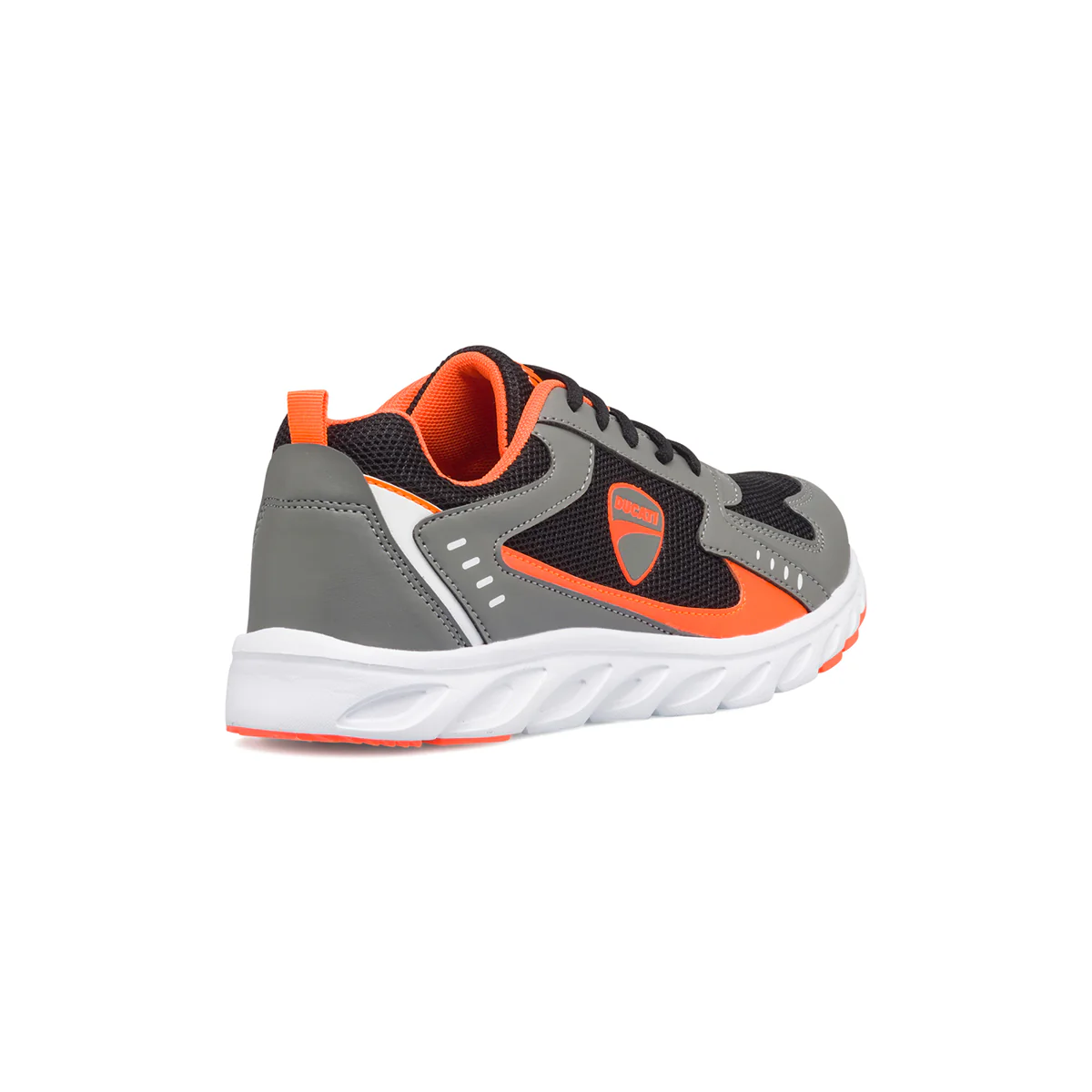Sneakers grigie e arancioni da ragazzo Ducati Doha 2 GS - Image 3