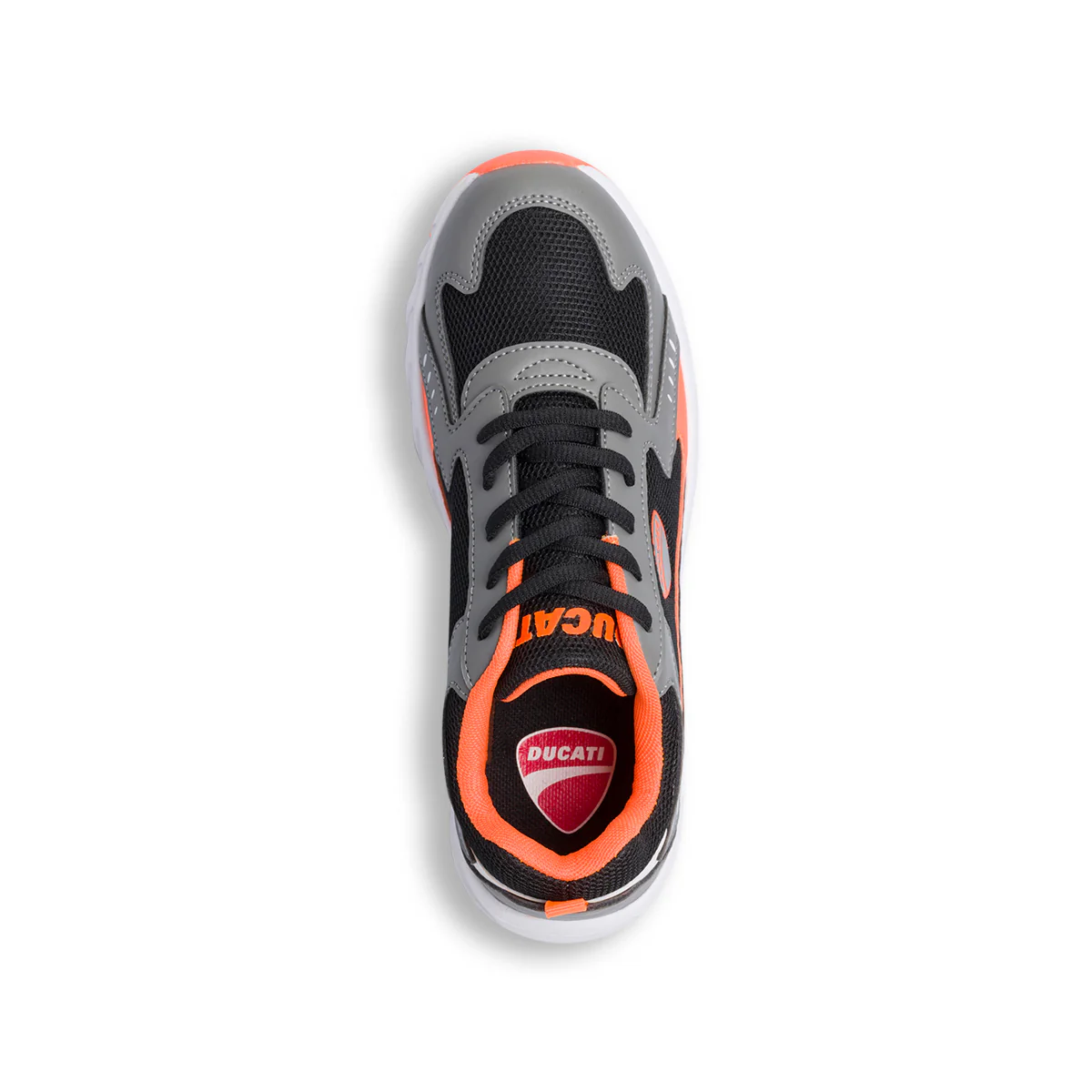 Sneakers grigie e arancioni da ragazzo Ducati Doha 2 GS - Image 5