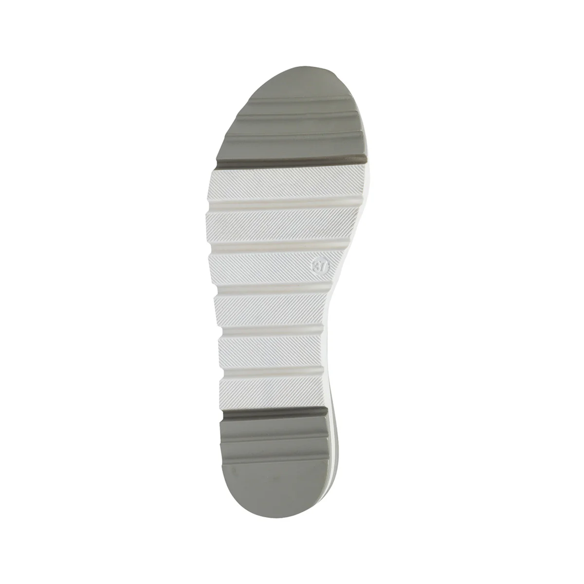 Sneakers grigie e argento effetto glitterato con applicazione di strass Lora Ferres - Image 4