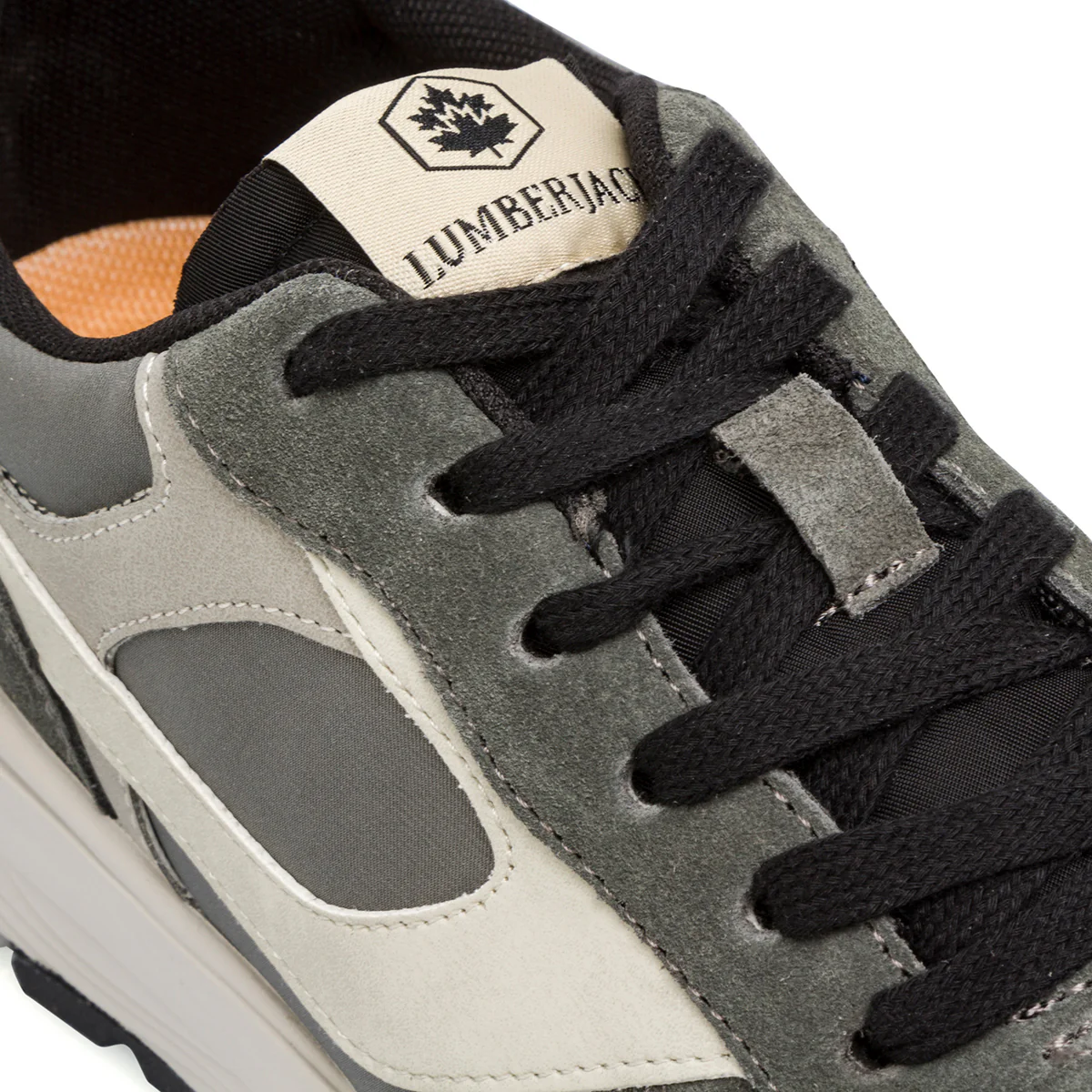 Sneakers grigie e blu da uomo in pelle scamosciata Lumberjack Wilfred - Image 5