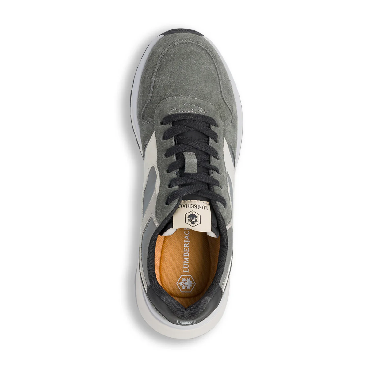 Sneakers grigie e blu da uomo in pelle scamosciata Lumberjack Wilfred - Image 6