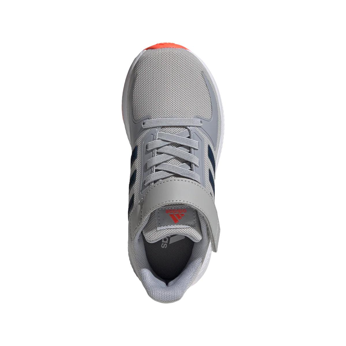 Sneakers grigie e blu in mesh traspirante adidas Runfalcon 2.0 C - Image 4
