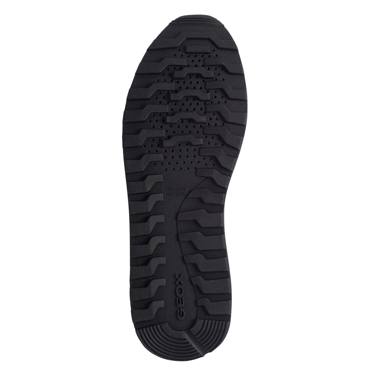 Sneakers grigie e nere da uomo con dettagli traforati Geox Ponente - Image 4