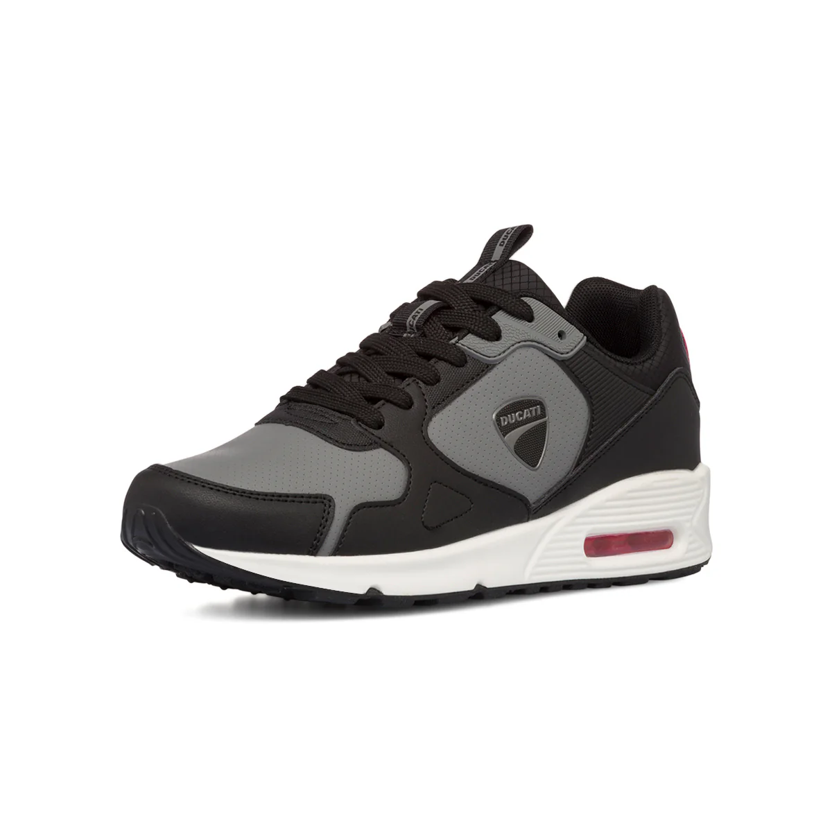 Sneakers grigie e nere da uomo con suola ad aria Ducati Albacete 3 - Image 2