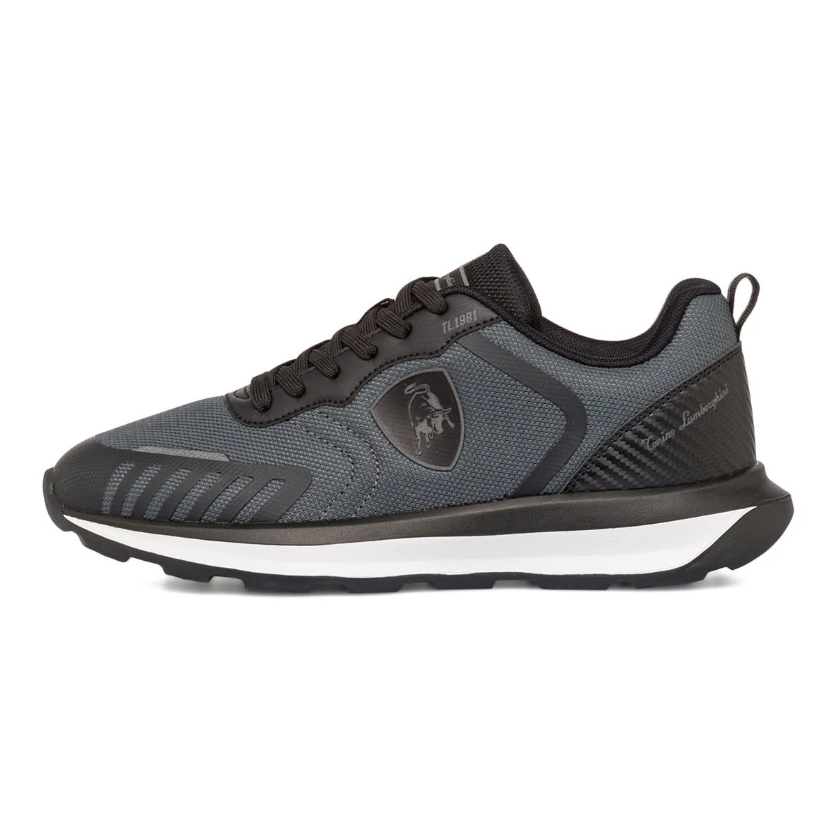 Sneakers grigie e nere da uomo Tonino Lamborghini