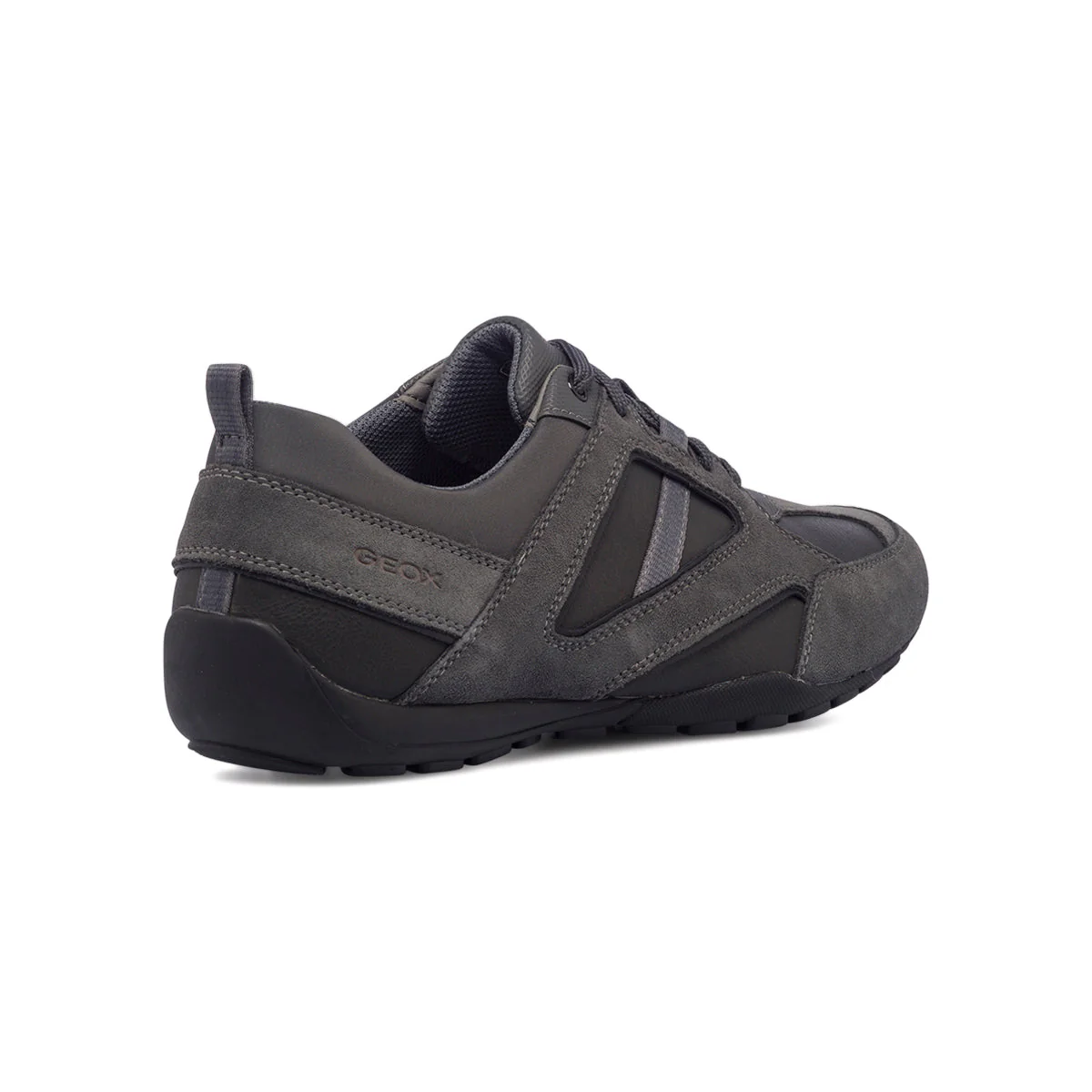 Sneakers grigie in pelle scamosciata da uomo Geox Ravex - Image 3