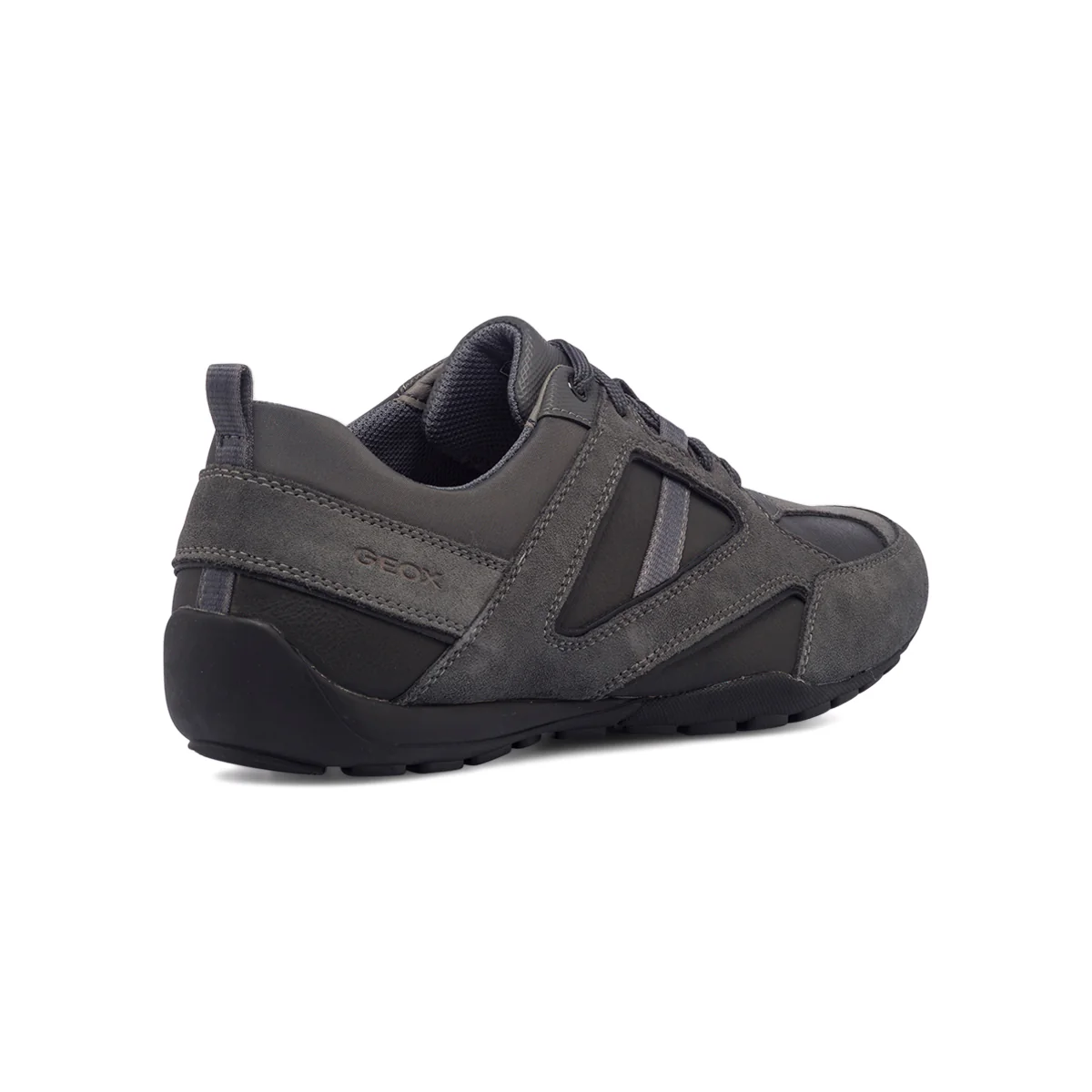Sneakers grigie in pelle scamosciata da uomo Geox Ravex - Image 8