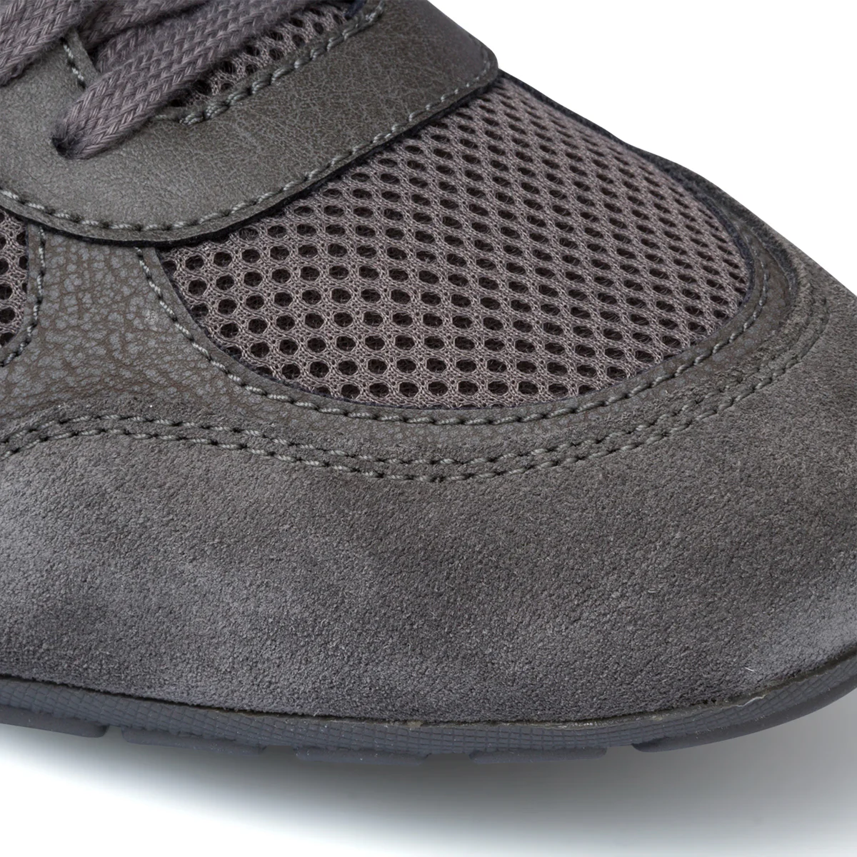 Sneakers grigie in pelle scamosciata da uomo Geox Ravex - Image 7