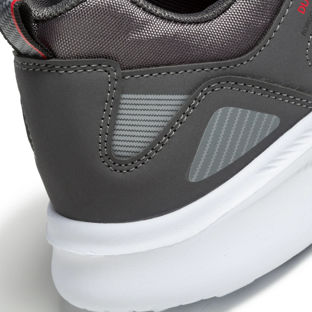 Sneakers grigie in similpelle e tessuto con logo laterale Ducati Adrien - Image 7
