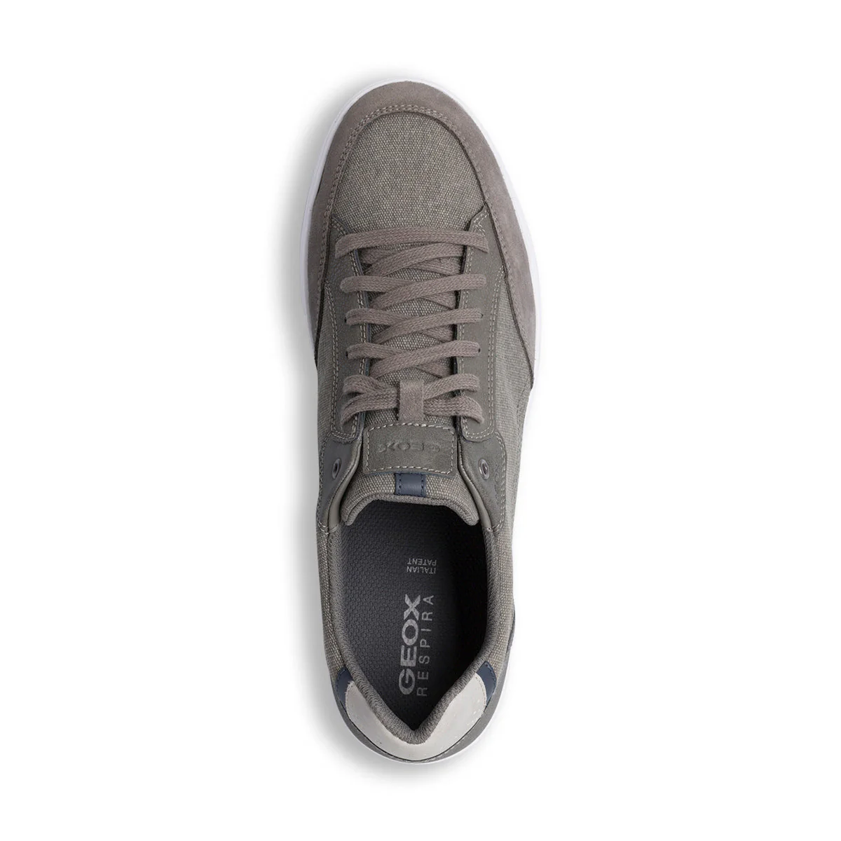 Sneakers grigie in tela da uomo Geox Walee - Image 6