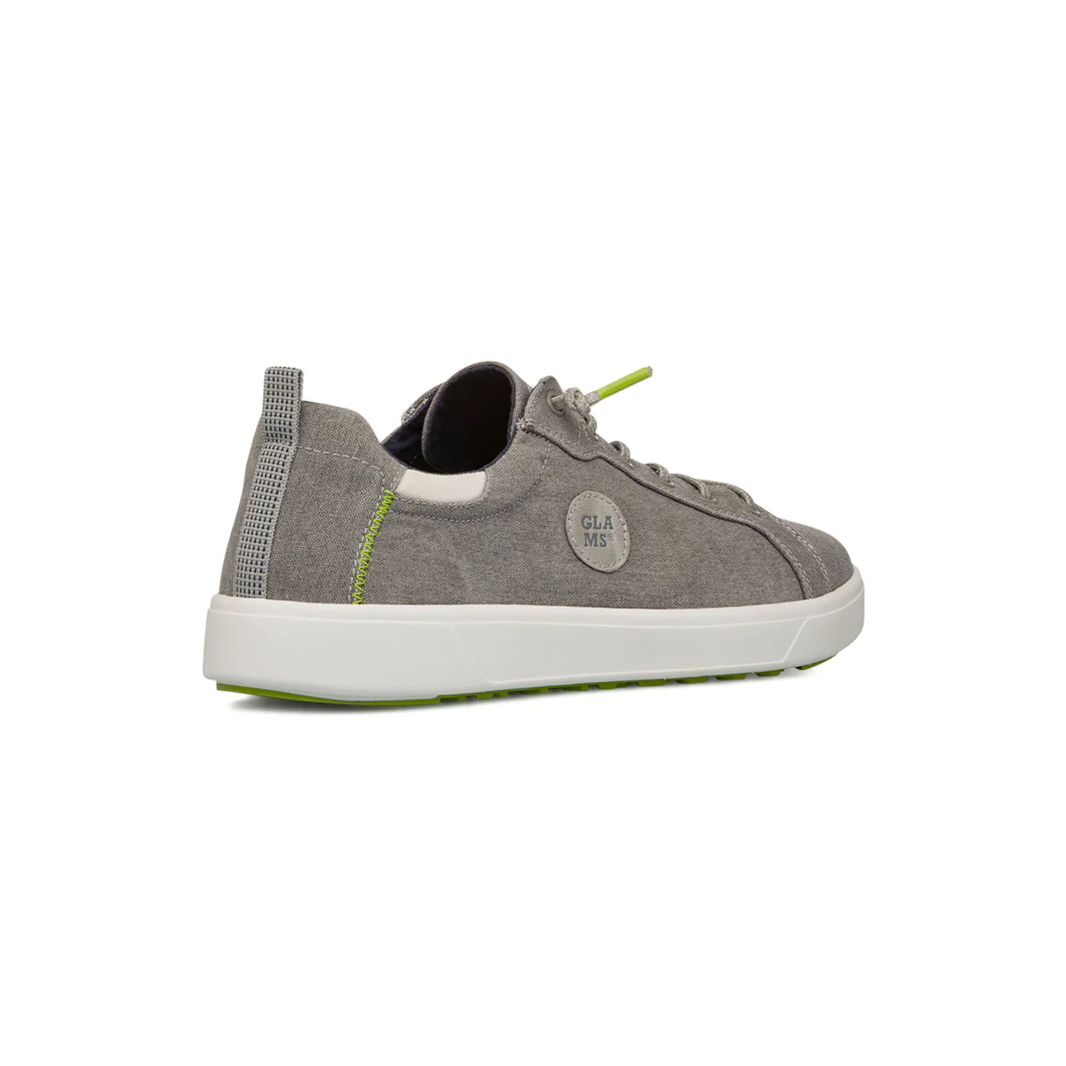 Sneakers Grigie in tessuto da Uomo Glams con lacci elastici - Image 3