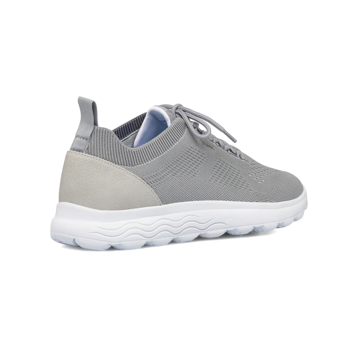 Sneakers grigie in tessuto knit da uomo Geox Spherica - Image 3