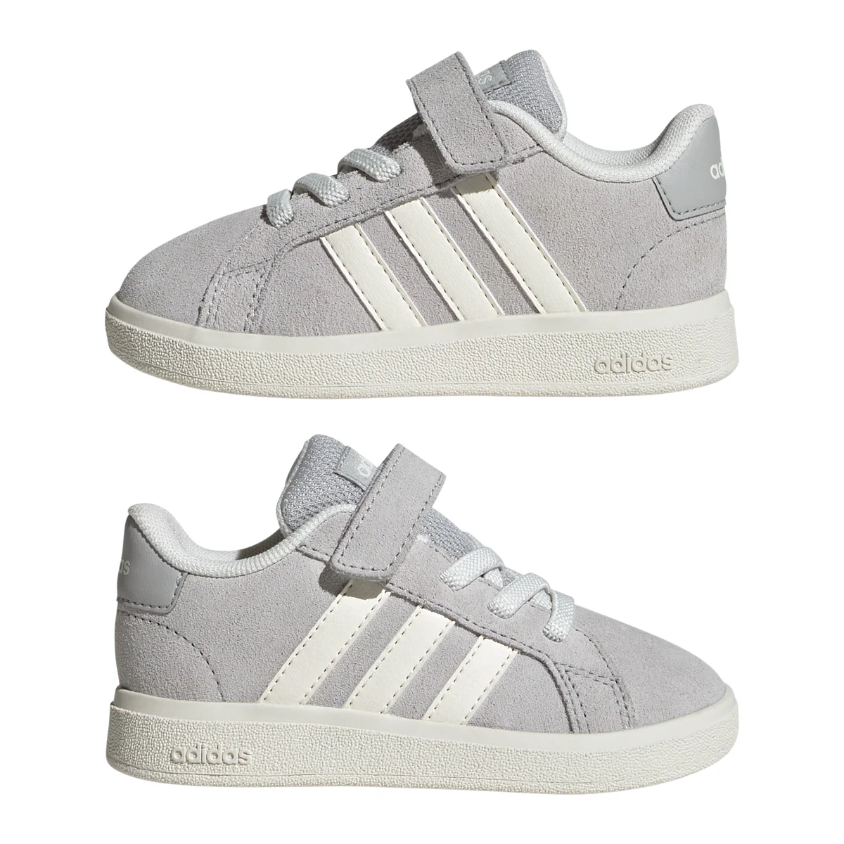 Sneakers grigie Primi Passi con strappo adidas Grand court 00s - Image 10
