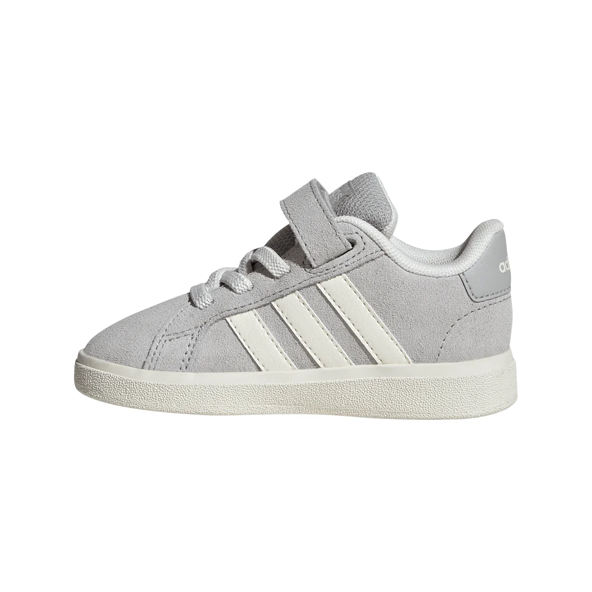 Sneakers grigie Primi Passi con strappo adidas Grand court 00s - Image 2