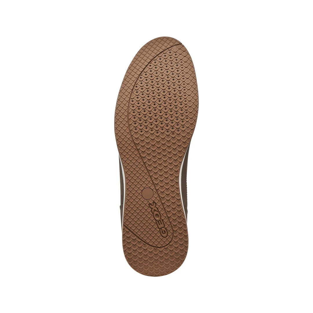 Sneakers grigie Uomo con inserti effetto scamosciato Geox - Image 6