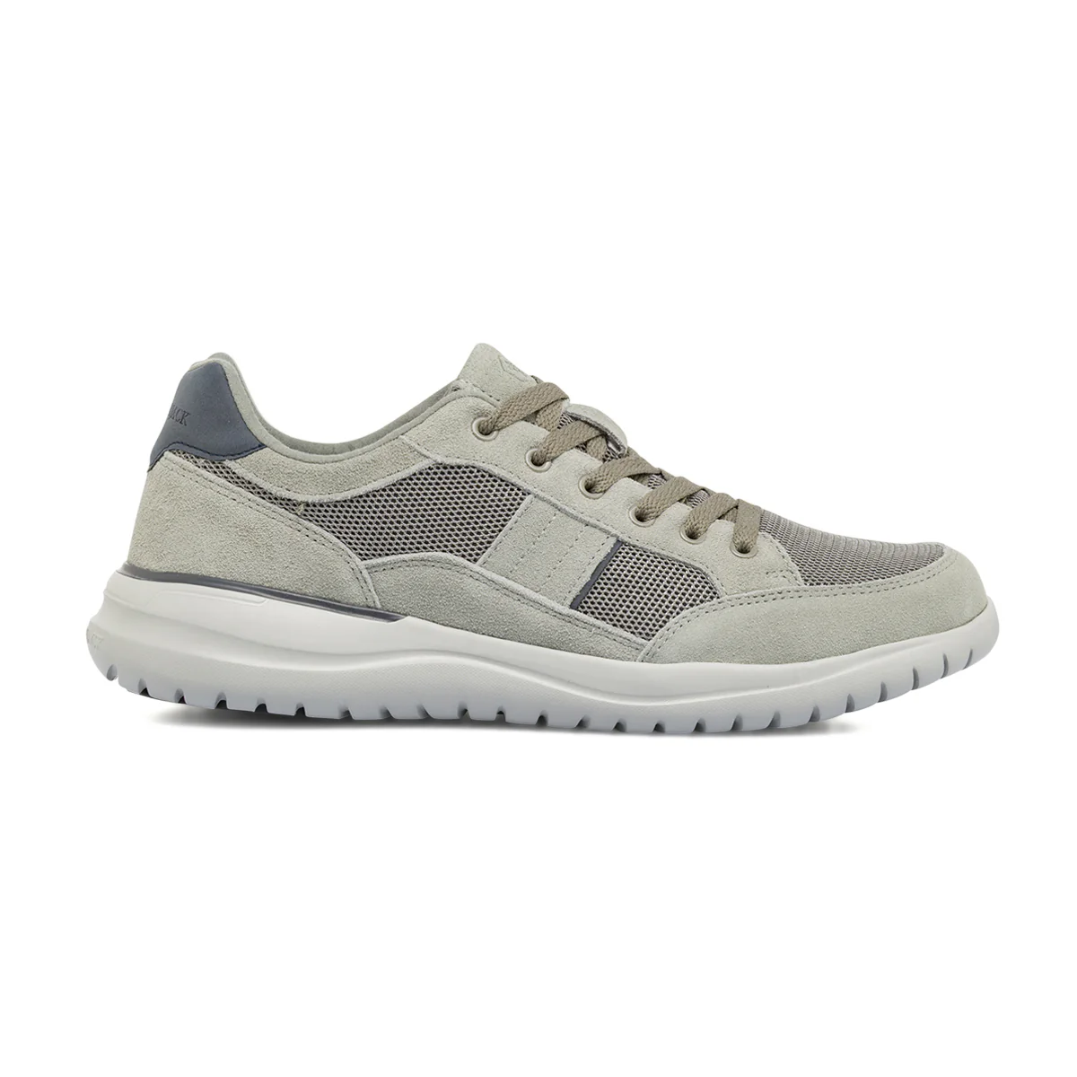 Sneakers grigie Uomo con inserti mesh effetto scamosciato Lumberjack