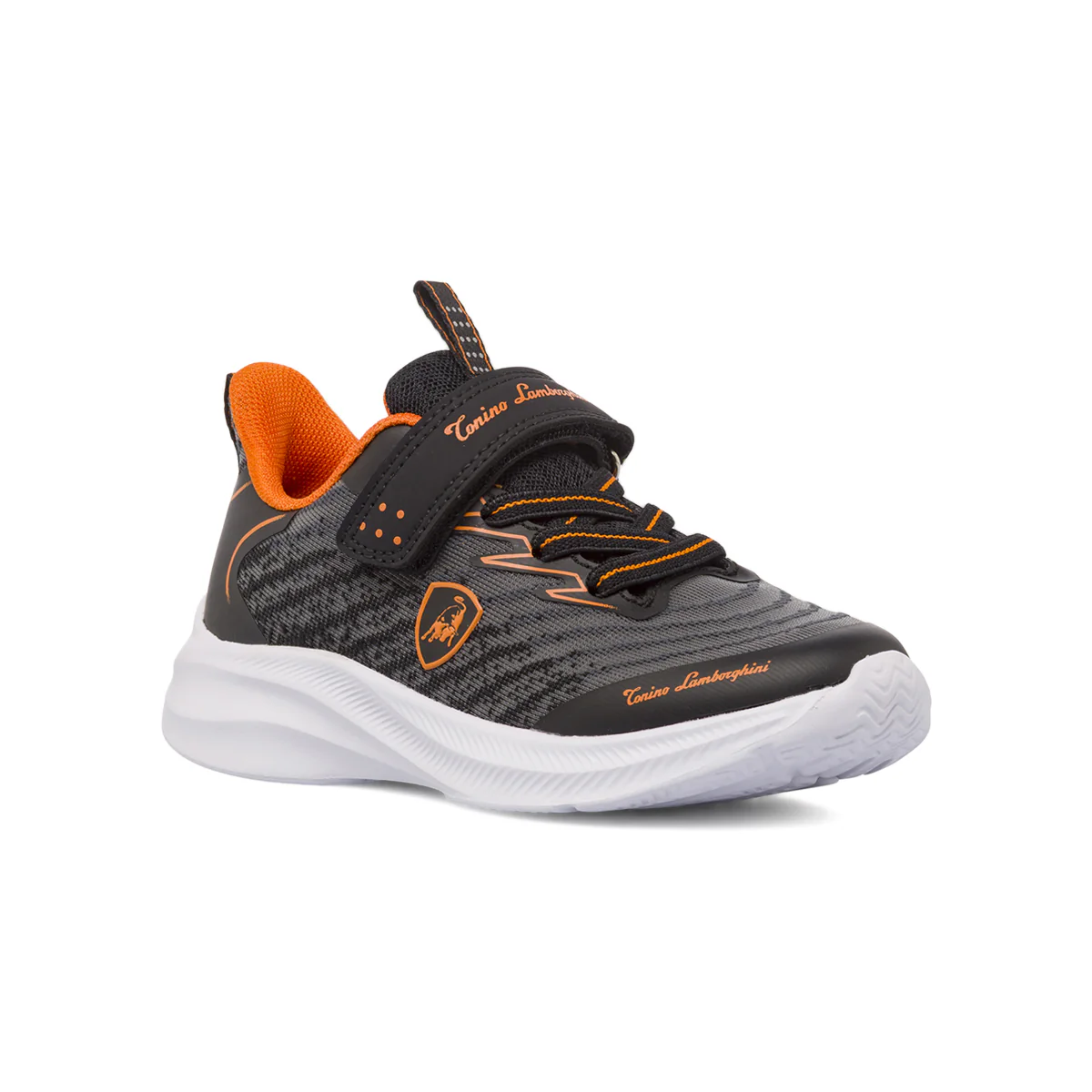 Sneakers grigio e arancioni da Bambino con strappo Tonino Lamborghini - Image 2