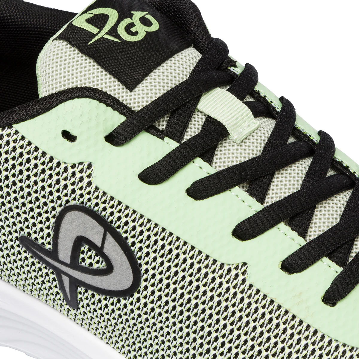Sneakers in tessuto mesh verdi e nere da uomo P Go - Image 5