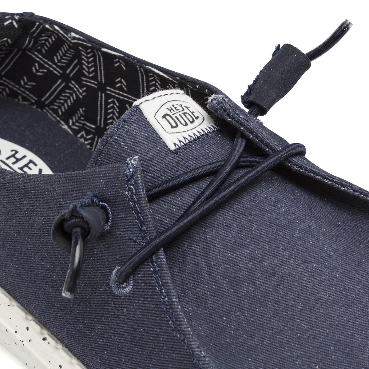 Sneakers leggere blu da Donna in tela con lacci elastici Heydude Wendy - Image 5