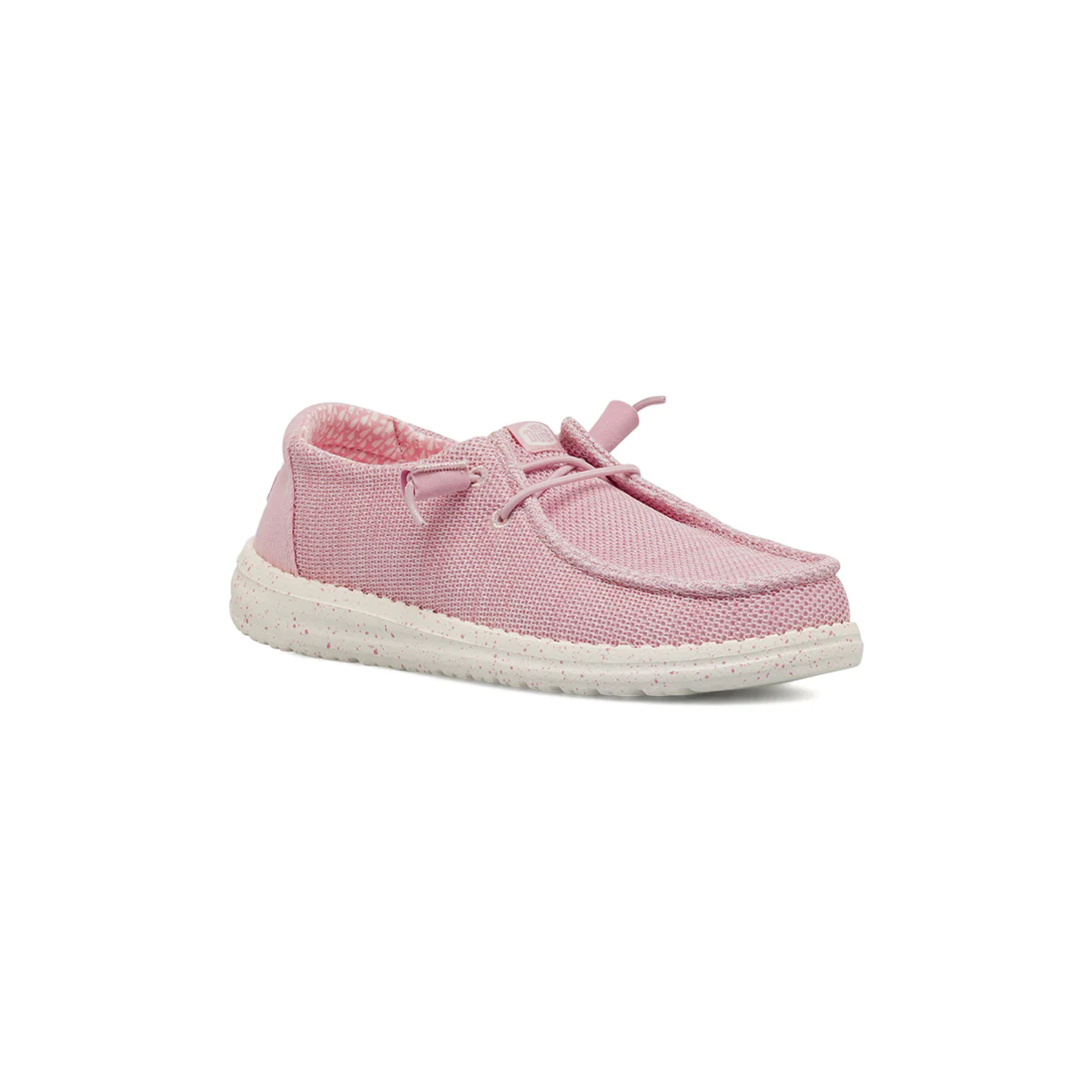 Sneakers leggere Donna rosa in tela con lacci elastici Heydude Wendy - Image 2