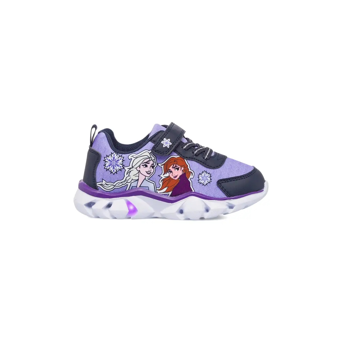 Sneakers Lilla da Bambina Frozen con stampa e Luci nella Suola