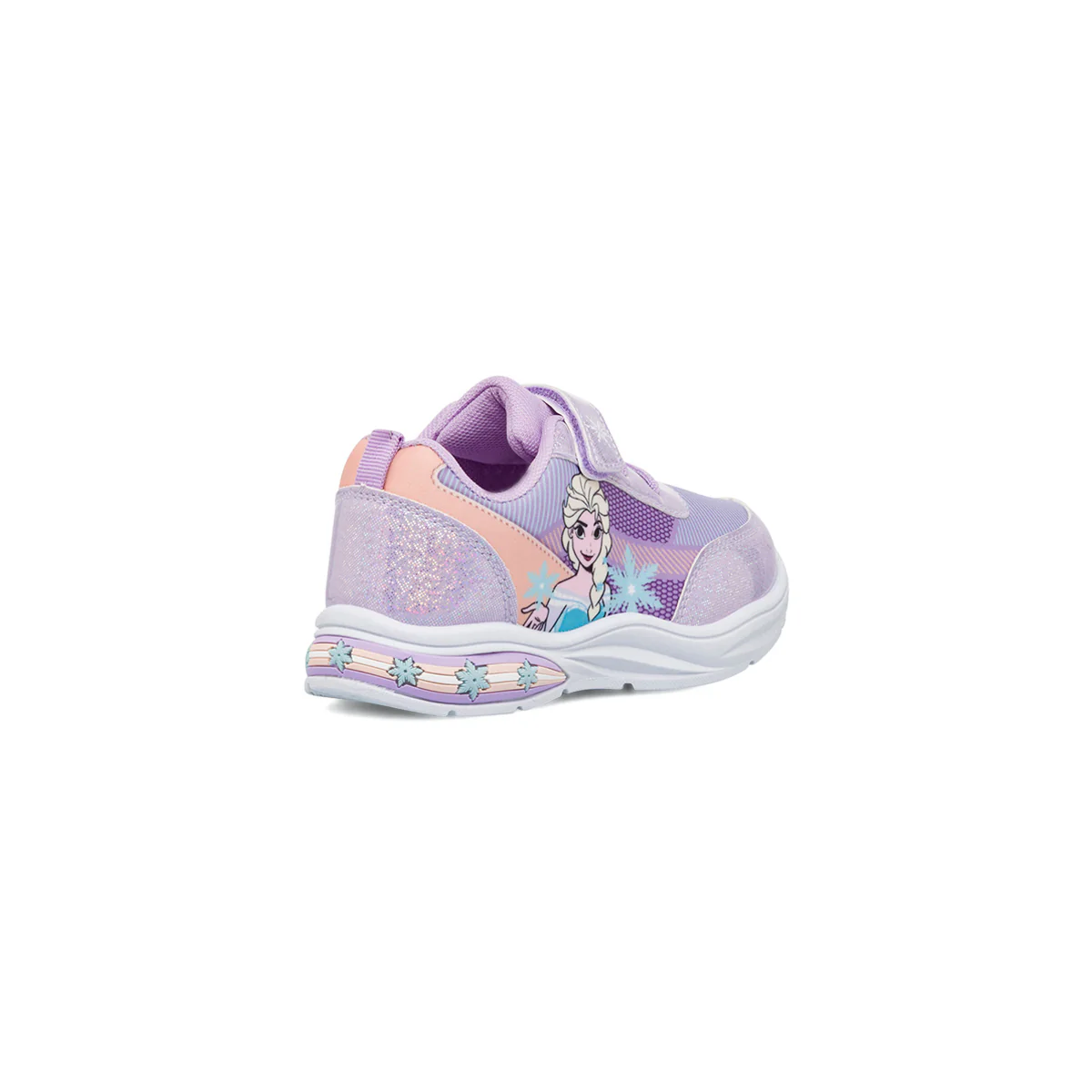 Sneakers lilla bambina primi passi Frozen con luci - Image 3