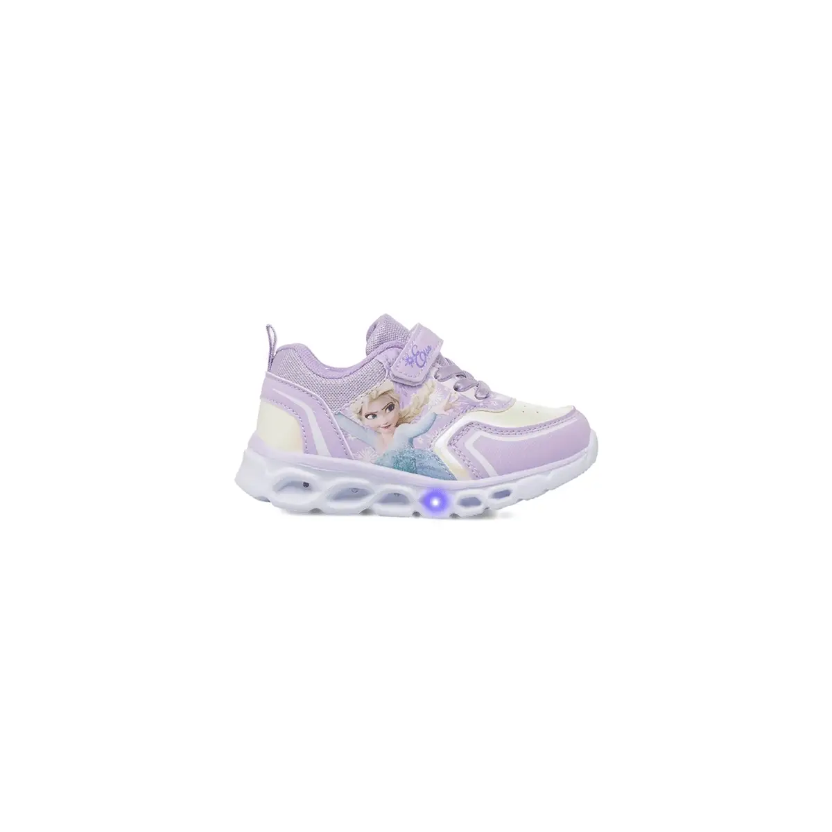 Sneakers Lilla con luci e chiusura a strappo da Bambina Frozen