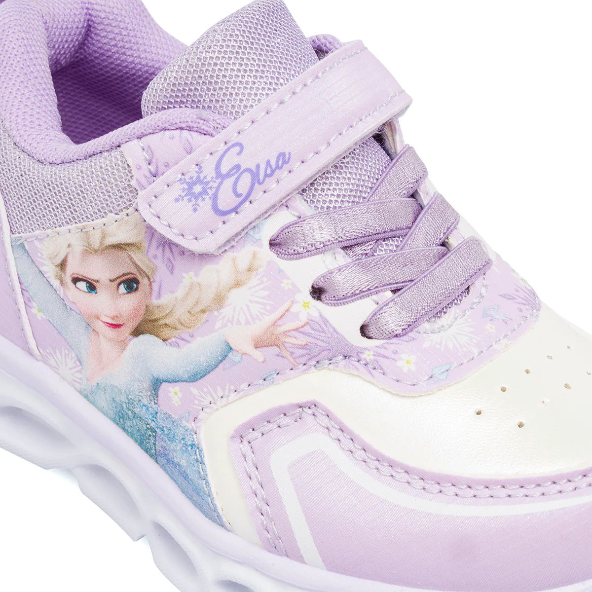 Sneakers Lilla con luci e chiusura a strappo da Bambina Frozen - Image 5